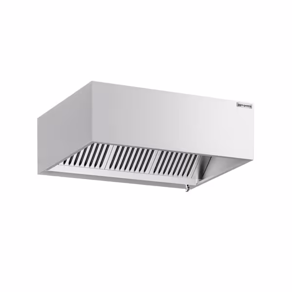Induction box hood – 1400 mm – with filter & light – without motor