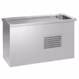 Comptoir de bar réfrigéré Premium PLUS - 1550x700mm - 1 porte vitrée & 3 tiroirs