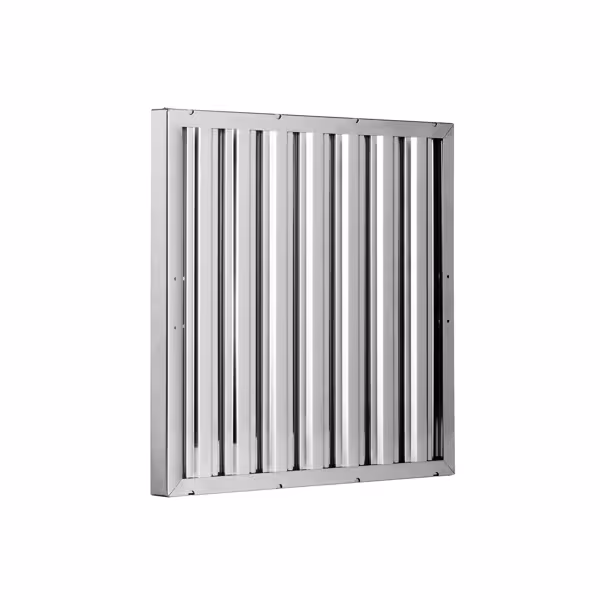 Filtro labirinto (corta-fogo) para exaustores/campânulas de cozinha profissional - 400x400mm - Tipo A