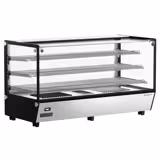 Vetrina calda da banco per rosticceria - 1219mm - 1,8 kW - con 3 ripiani