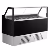 Jäätelötiski EMMA – 1710 mm – kiertoilmatoiminto – 9x 5 L tai 6x 7 L jäätelöastialle – musta