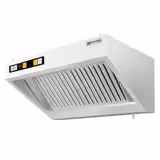 Wandafzuigkap RVS - 700mm diep - 1000mm - met motor - compleet - met standen snelheidsregelaar, 2 labyrintfilters en verlichting - 1700m³/u