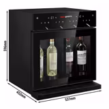 Vinotéka - 2 klimatické zóny - chlazená - pro 4 láhve vína