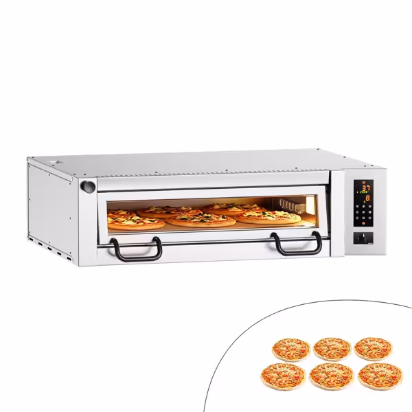 Piec do pizzy Power – 6 x 34 cm – cyfrowy