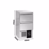Koelwerkbank PREMIUM - 450x700mm - 2 laden