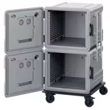 Thermobox - Front loading - GN 2/1 - 2x 180L - 770x885x1380mm - heated - for 24x GN 2/1