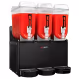 Slushmachine - 3x 12 liter - 1,4kW - Zwart