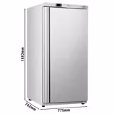 Réfrigérateur de stockage en inox ECO – 600 litres – avec 1 porte – intérieur de porte en plastique