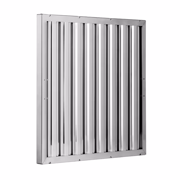 Lamellenfilter RVS - 500x500x25mm - Type A