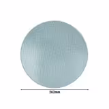 (6 pièces) SELTMANN WEIDEN | Assiette coupe – plate – Ø 260 mm – Turquoise