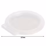 (12 pieces) Reusable Lid for 1.1 L Meal Tray MWSGK1100 – Transparent - Leakproof - Microwave Cover