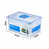 (6 stuks) LocknLock | Multifunctionele box Classic - 1100ml - transparant