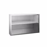 Edelstahl Wandhängeschrank PREMIUM - 1000x400mm - ohne Schiebetür - 800mm hoch