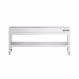 Table sous-plan inox - 1200x700 mm – avec étagère inférieure