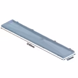 Afdruipschaal - 1240x150mm - passend voor FKI350 & FKI350E