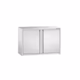 Commercial Stainless Steel Wall Cupboard PREMIUM - 800x400x650mm - with Hinged Doors (opaque)
