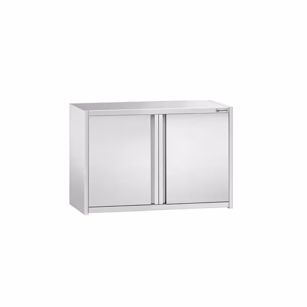 Armario de pared de acero inoxidable PREMIUM - 800x400mm - con puertas batientes - 650mm de alto