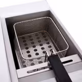 Cestello per friggitrice - 220x460x180mm - acciaio inox | manico in plastica ergonomico | facile da pulire - compatibile con EFK653-8+8