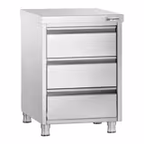 Commercial Stainless Steel Plinth ECO - 500 mm - Clip-On Mounting
