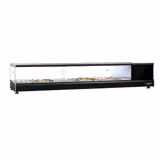 Opzetkoelvitrine PREMIUM - 1727x405mm - 8x GN 1/3 - zwart