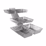 Support à pain - 7 étagères - Acier inoxydable - Chrome - incl. 7 Paniers