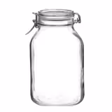 (6 pz) Bormioli Rocco | Barattolo per conserve - DUBLIN - 1,5L - con chiusura ermetica a leva
