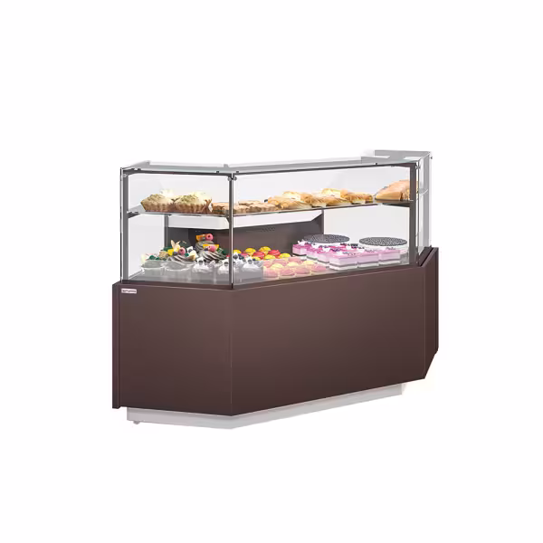 Banco alimentare refrigerato RIGA - 1365x990mm - Ventilata - con 2 ripiani