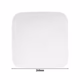 (6 pcs) SELTMANN WEIDEN | Coupe Side Plates – porcelain – dishwasher-safe – cream – square