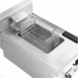 Friteuse électrique – 10 litres – 9 kW – avec soubassement et 1 porte