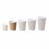 (500 pcs) Couvercle réutilisable - Transparent - compatible avec 200ml Bol à soupe Ø80mm gobelet carton cannelé