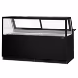 Koelvitrine KAISA - 2000mm - Dubbele beglazing - met LED-verlichting - Zwart