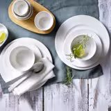 (6 szt.) Miseczka - Lux - Porcelana - 300ml - Ø 95mm - Elfenbinowy