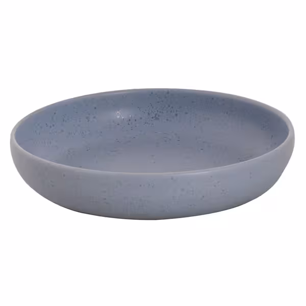 (6 szt.) SANDY LOAM - Talerz głęboki - Steinzeug - Ø 220mm - Niebieski