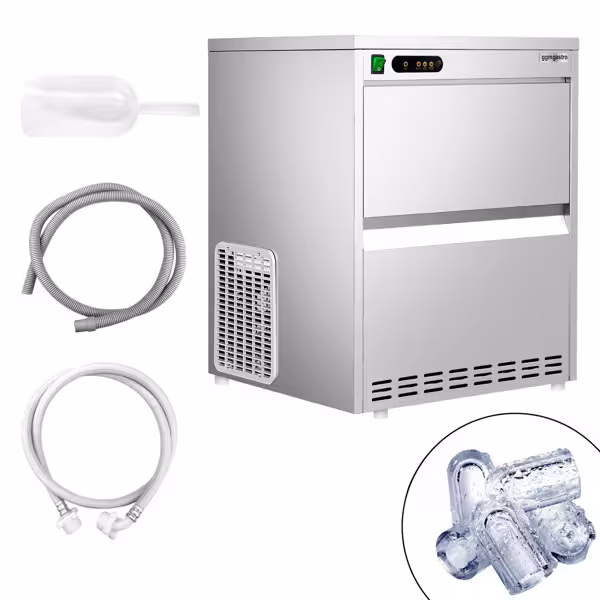 Eiswürfelbereiter - Hohlzylinder - 52 kg/24 h