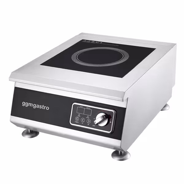 Bänkmodell Induktionsspis - 5 kW - 1 värmezoner - 400x510x240 mm
