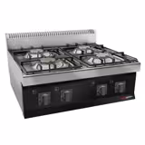 Fogão a gás de mesa - 23,0kW - 4 queimadores - com queimadores de alto rendimento