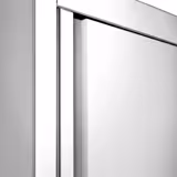 Edelstahl Eck-Wandhängeschrank - 700x700mm - mit Flügeltür - Höhe: 650mm