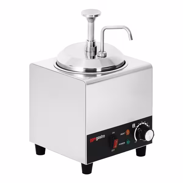 Sausverwarmer met pomp - 600W - 2L - incl. inzetbak