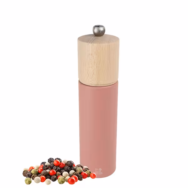 (6 pieces) PEUGEOT | BOREAL - Pepper Mill - Old Pink - Height: 210mm