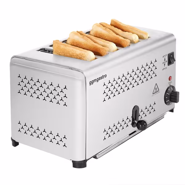 Broodrooster - 1,8 kW - voor 6 sneetjes