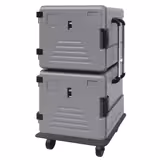 Warm Holding Transport Cart – 2x GN 1/1 – 166 L – 24 Rails – 4 Wheels