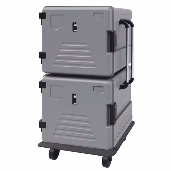 Caixa térmica - carregador frontal - 2x83 litros - aquecida - para 24x GN 1/1