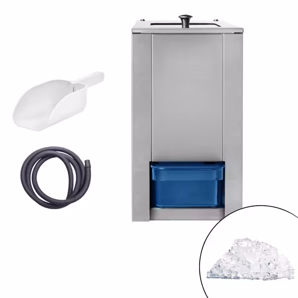 Jégdaráló - 3 kg/perc - 80 W - tartály kapacitása: 1 kg - rozsdamentes acél