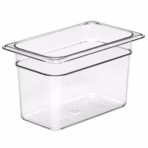(6 Stück) CAMBRO | CAMVIEW® - Copolymer-Behälter GN 1/4 - Transparent - Höhe: 150mm - BPA-Frei
