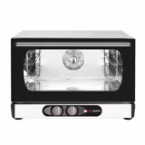 Elektrikli Kompakt Konveksiyon Fırını - Nemlendirmeli - Kontrol: Manuel Panel - 1 pişirme hazneli - 3x GN 1/1 veya 600x400mm