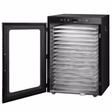 Dörrgerät / Dörrautomat - mit 16 Ablagen - Schwarz - 1,5 kW
