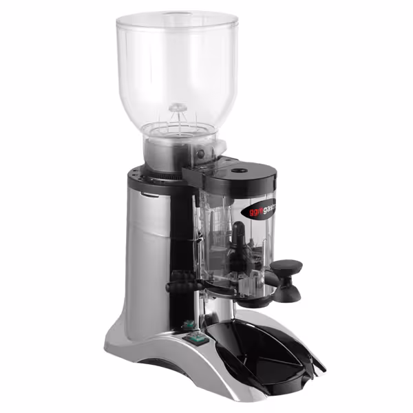 Koffiemolen - 2kg bonenreservoir - 77dB - Met dispenser - zilver