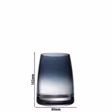 (6 adet) WMF | DIVINE COLOR - Su bardağı - 325ml - dumanlı gri - kalibre edilmemiş