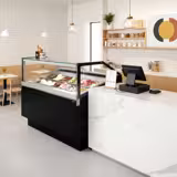 Commercial Ice Cream Display Freezer ADAM – 1200 mm – 12×5 L or 8×7 L pans – Glass side panels