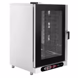 Commercial Combi Steamer - Digital, Self-Cleaning – 4× GN 1/1 – 260°C – New, Adjustable feet, Right-hinged door